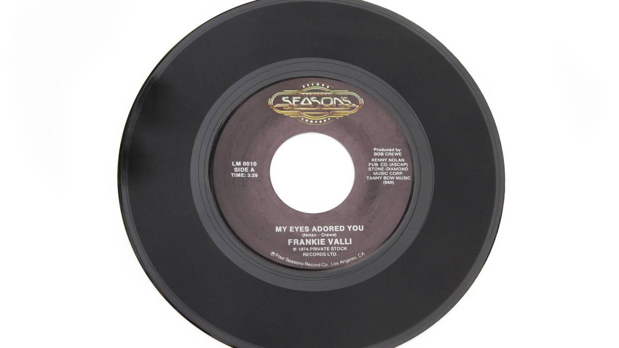Frankie Valli record My Eyes Adored You.