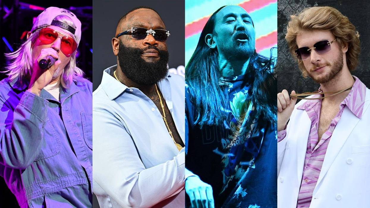 Fred Durst of Limp Bizkit, Rick Ross, Steve Aoki and Yung Gravy