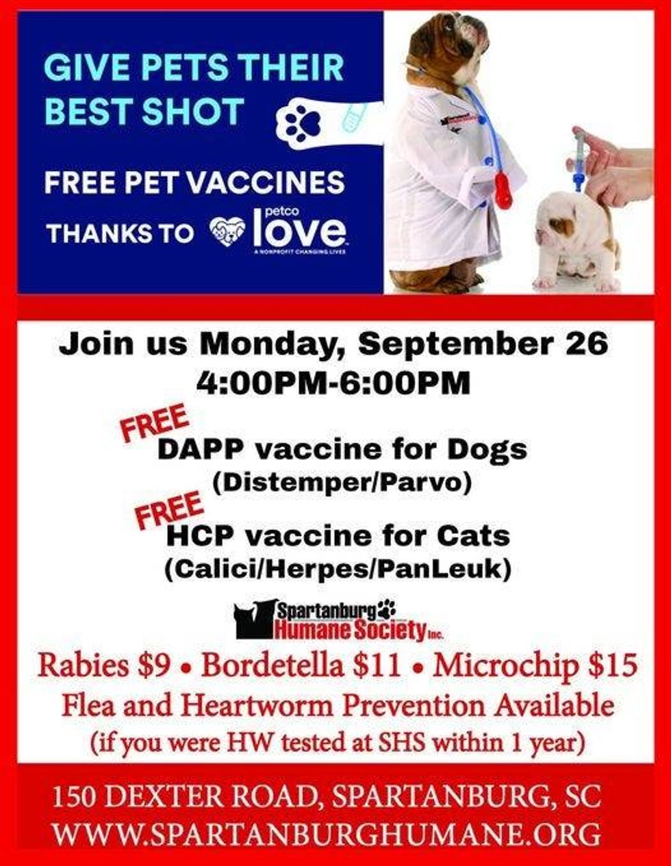 Free Pet Vaccines Promo
