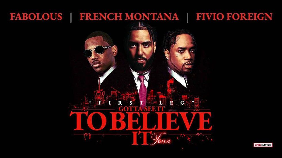 FRENCH MONTANA GOTTA SEE IT TO BELIEVE IT 2024 TOUR DATES: