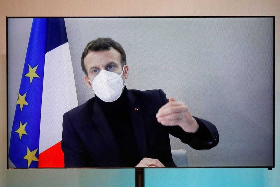 Macron Criticized While Sick