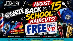 Join 102 Jams at our Annual Fresh Fades For Kids