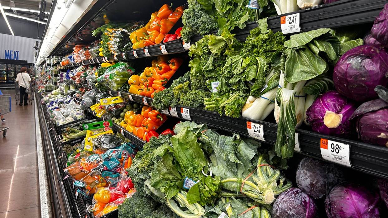 Fresh fruits and vegetable aisle