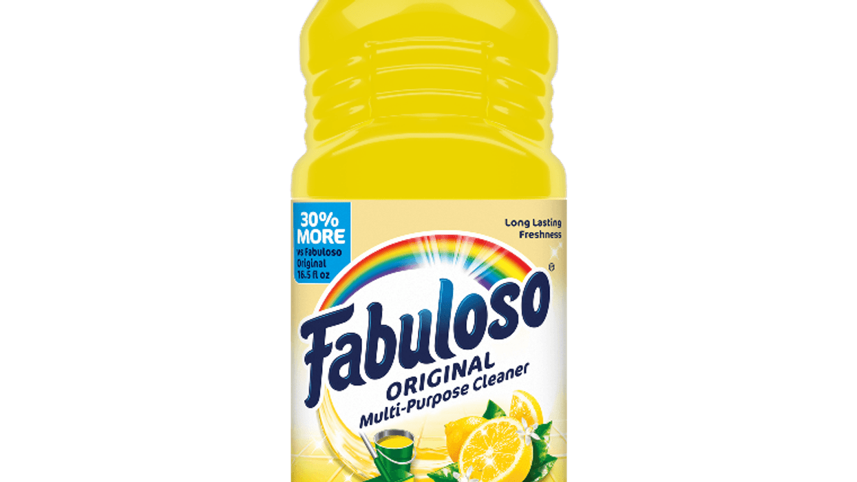 Fresh lemon scented Fabuloso multi-purpose cleaner.