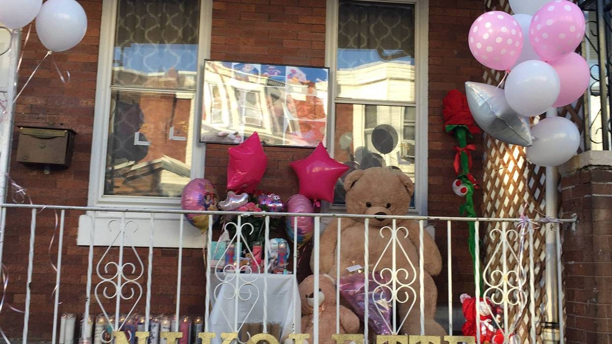 Friends and family mourn 2-year-old Nikolette Rivera with a vigil in Kensington.