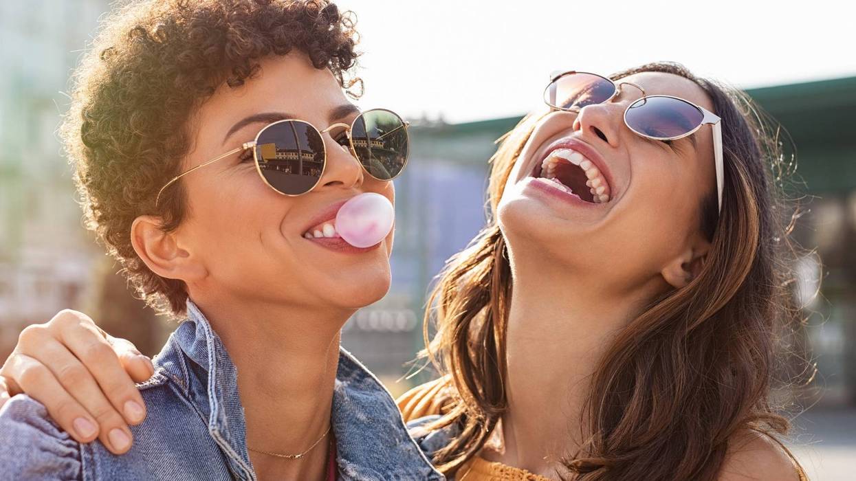 Friends out having fun