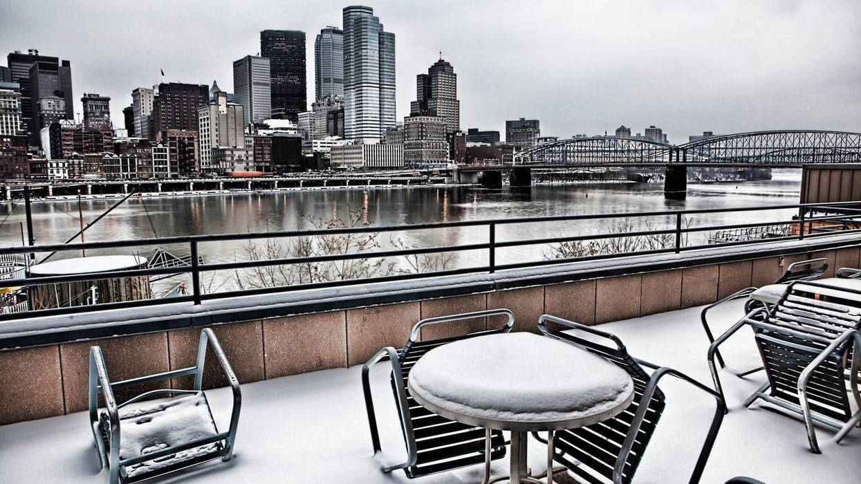 Frigid day in Pittsburgh