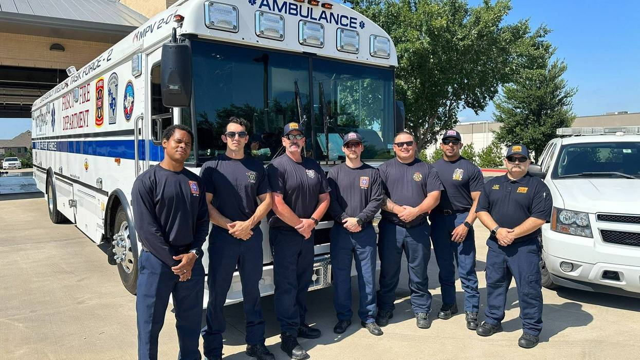 Frisco firefighters are in East Texas to help residents who have been without electricity since Thursday.