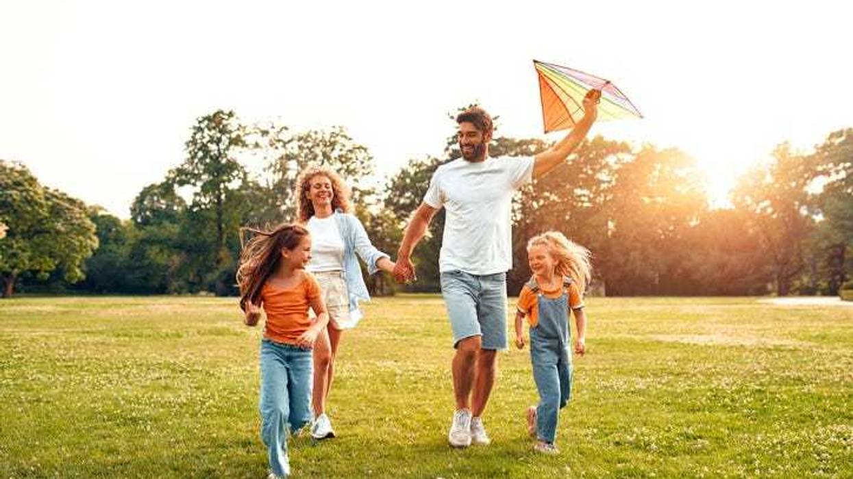 Frolicking in the sun