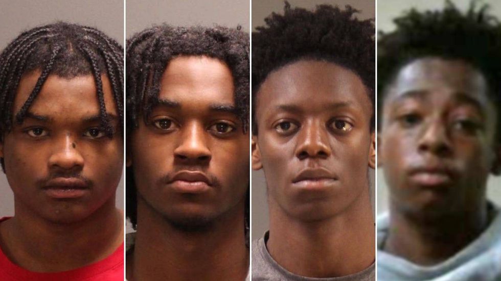 From left: Ahnile Buggs, 18; Jamaal Tucker, 18; Jermahd Carson, 19; and Asir Boone, 17