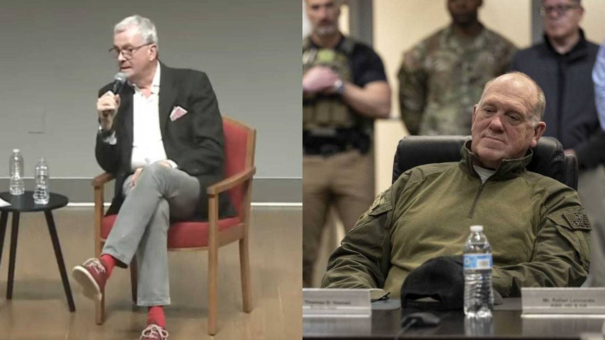 From left: New Jersey Gov. Phil Murphy; Tom Homan