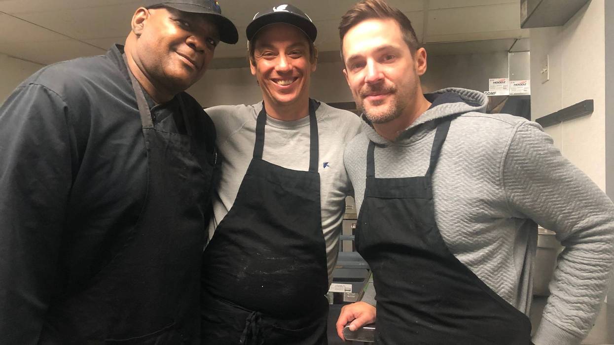 From left: Philadelphia chefs Donald Williams, Chris Miller and Nicholas Elmi