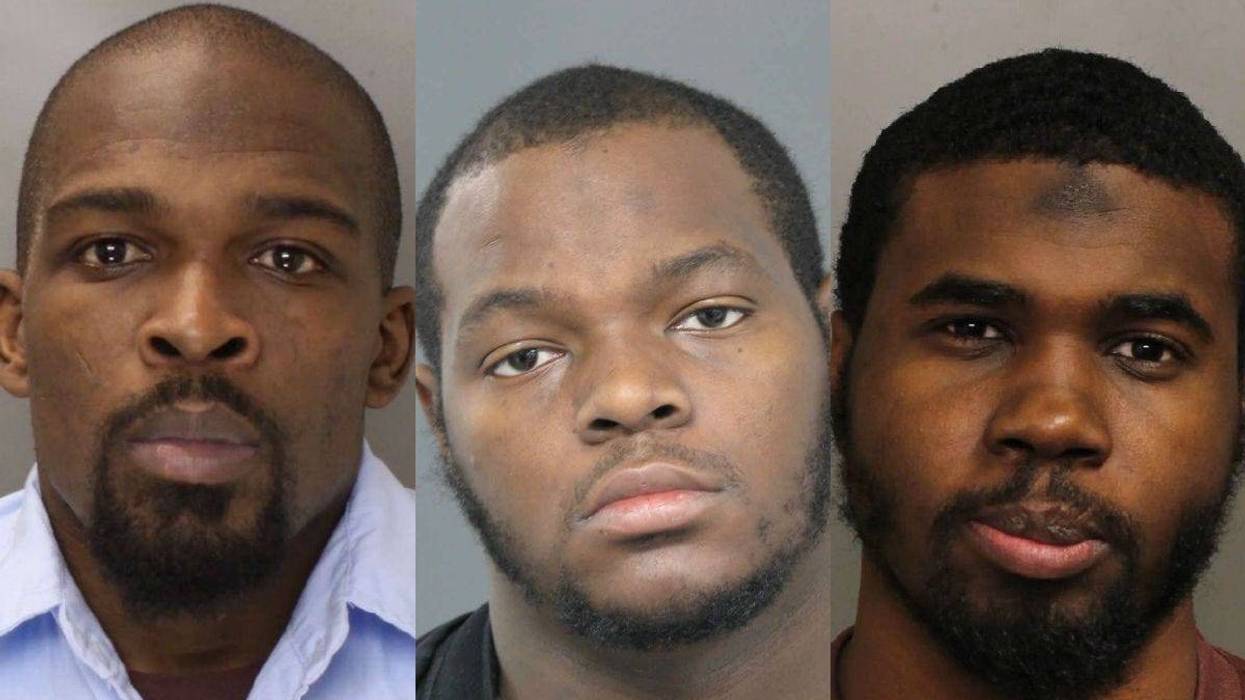 From left: Sadeen Jones, Brandon Davis, Raymond Daniels