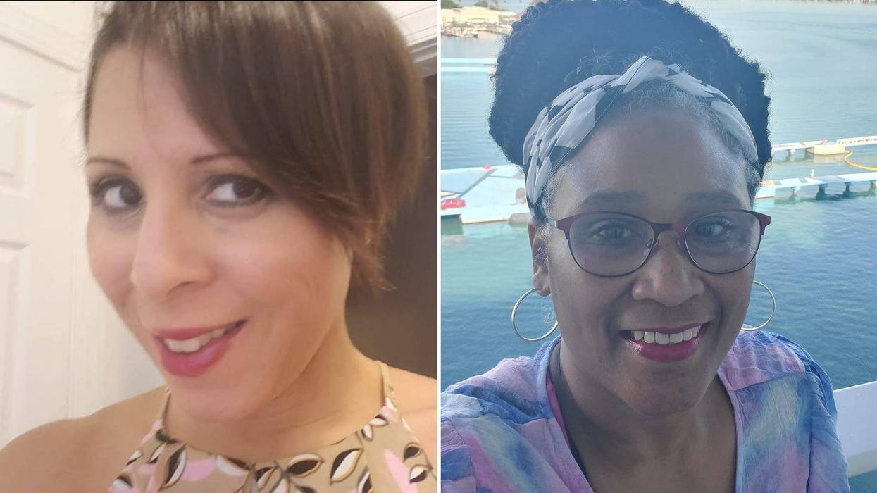 From left to right: Lisa Swyer, Donna Garey.