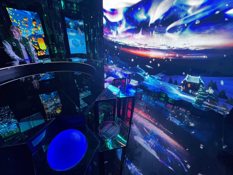 From the wINTERverse immersive experience at INTER_ in SoHo.