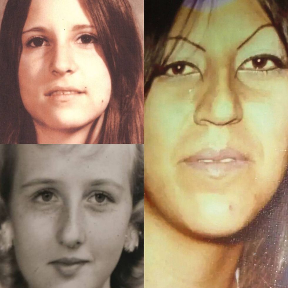 (From top left: Kimberly Carol Fritz, Lorraine Ann Rodriguez, and Velvet Ann Sanchez (on the bottom left)