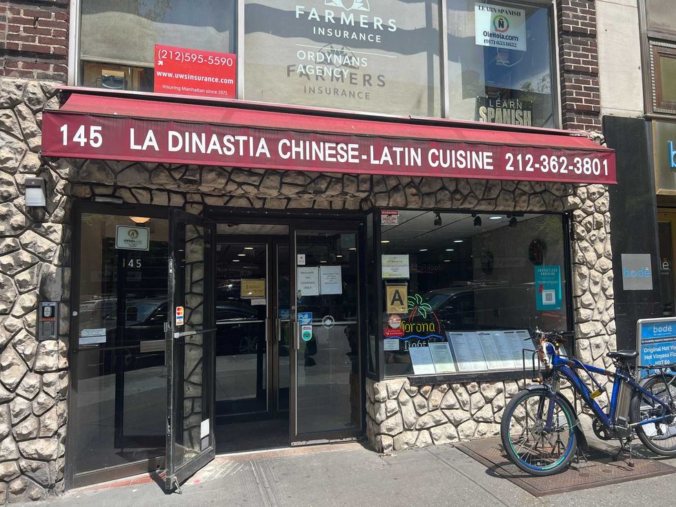 Front of La Dinastia restaurant