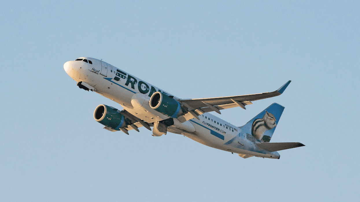 Frontier logod airplane