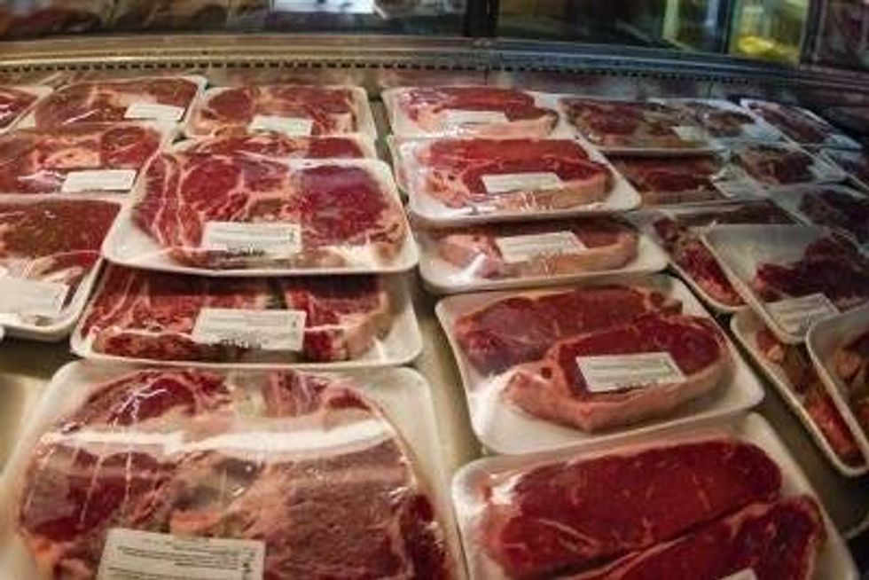 Frozen meat