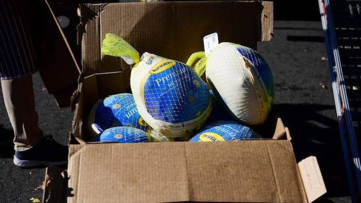 Frozen Turkeys, Cardboard Box