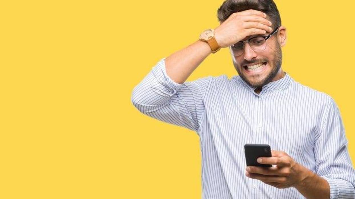 frustrated guy