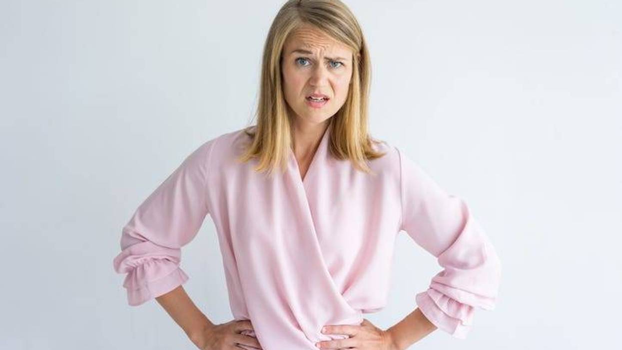 Frustrated woman