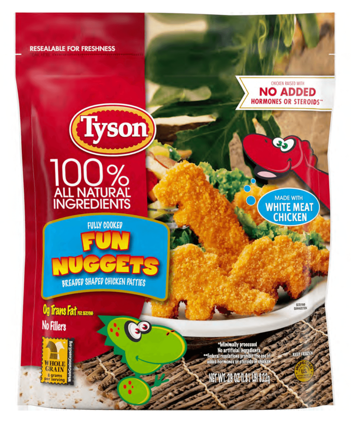 "Fun Nuggets" recalled by Tyson Foods.