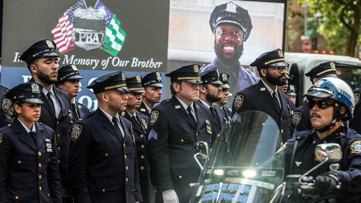 Funeral service held for NYPD Officer Edgar A. Ordonez at St. Anselm Roman Catholic Church in the Bronx on Wednesday, July 18, 2024.