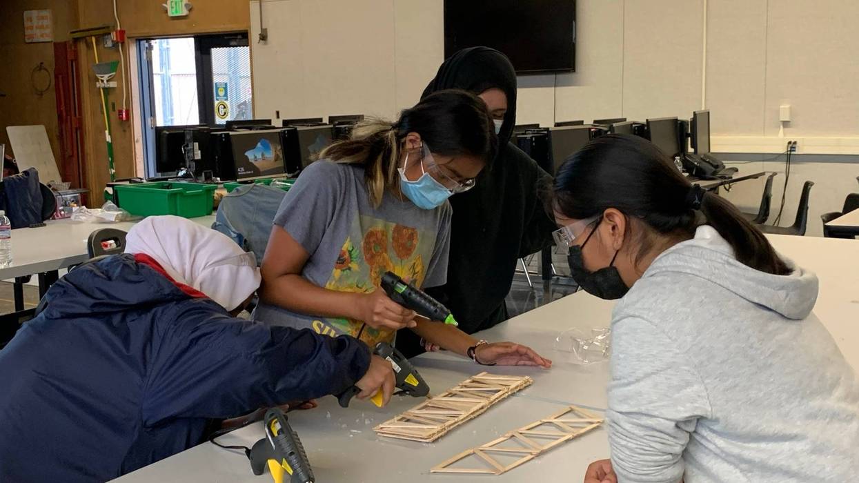 Future female engineers at Ygnacio Valley High School in Concord are getting some hands-on experience and mentoring as part of the “Femineer” program.