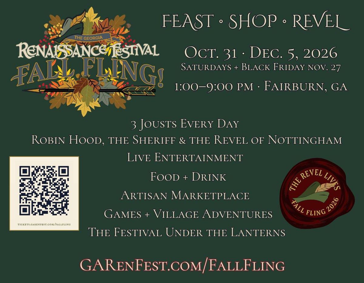 GA Renaissance Festival Fall Fling