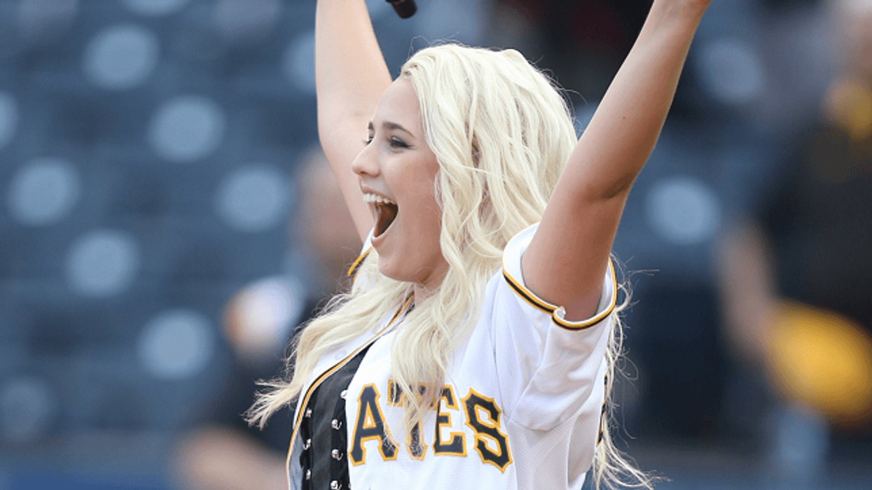 Gabby Barrett at Pirates Game