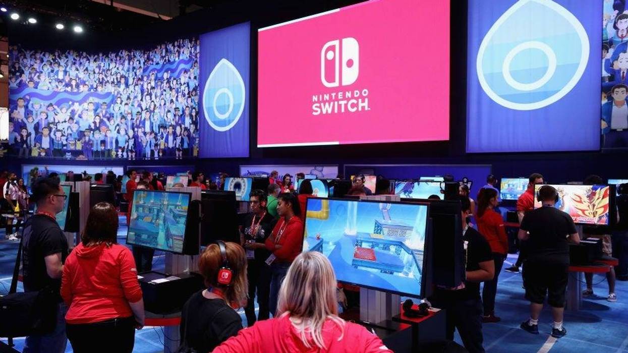 Game enthusiasts and industry visit the Nintendo exhibit during the E3 Video Game Convention at the Los Angeles Convention Center on June 11, 2019 in Los Angeles, California.