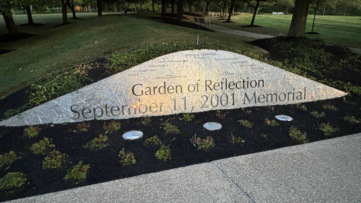 Garden of Reflection in Lower Makefield, Bucks County.