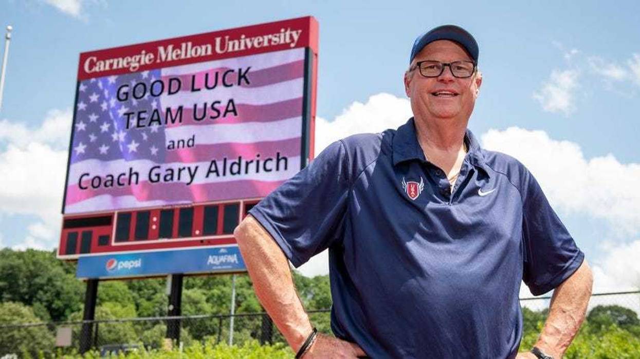 Gary Aldrich CMU Track and Field coach