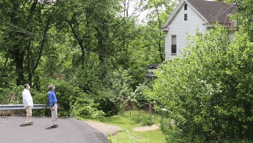 Gary and Bob look at the house where they grew up, but may not be able to live in much longer.