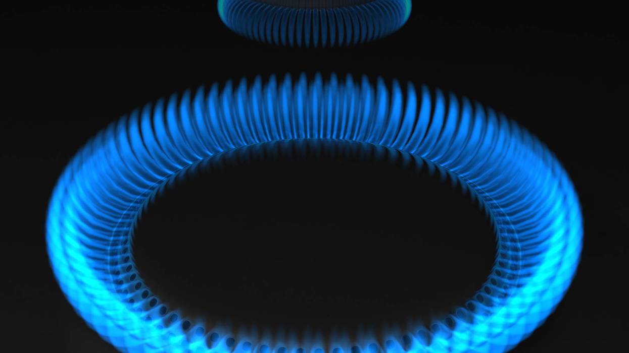 Gas flames