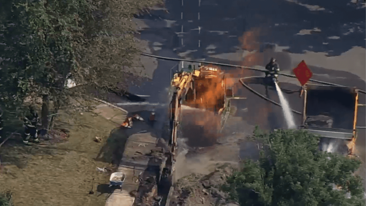 Gas main leak in Marlton, NJ