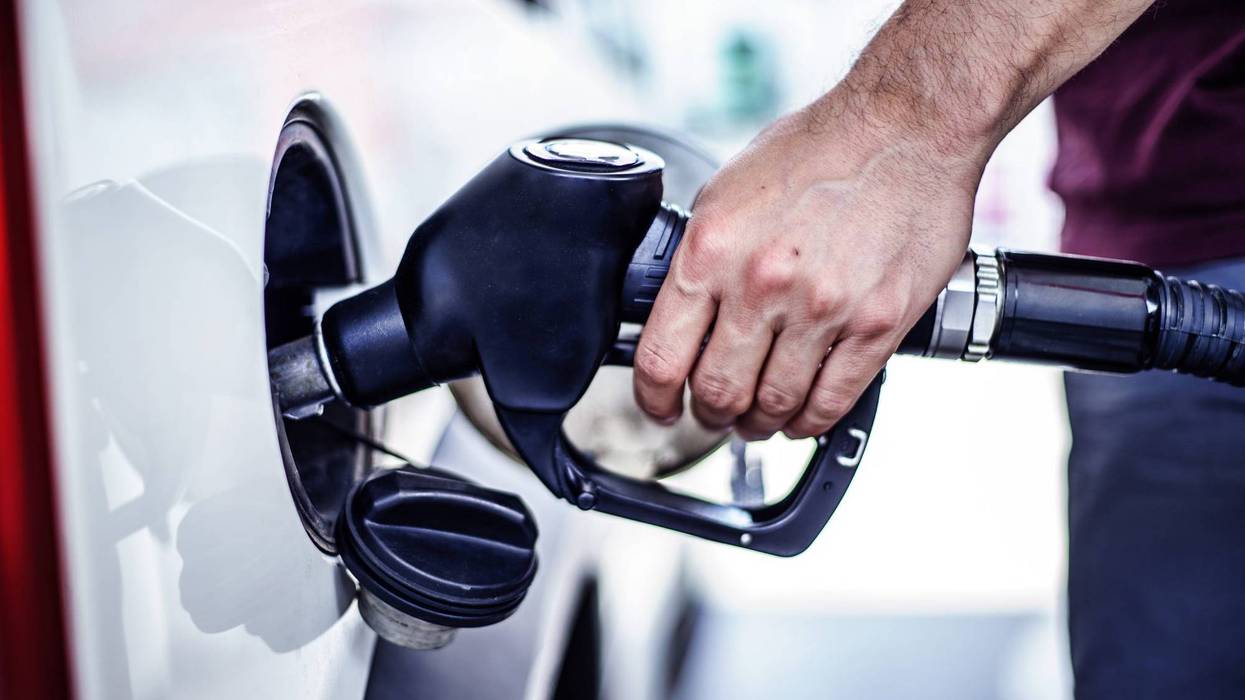 Gas pump handle