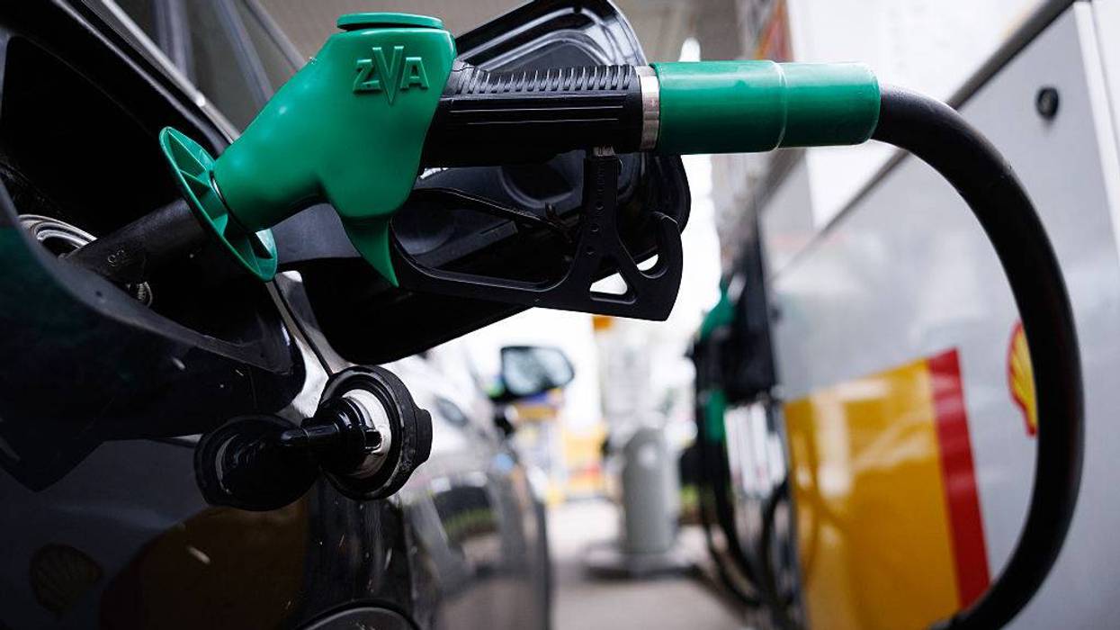 gas pump in tank