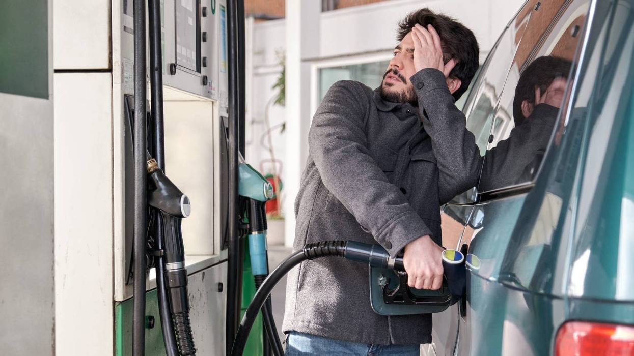 gas station