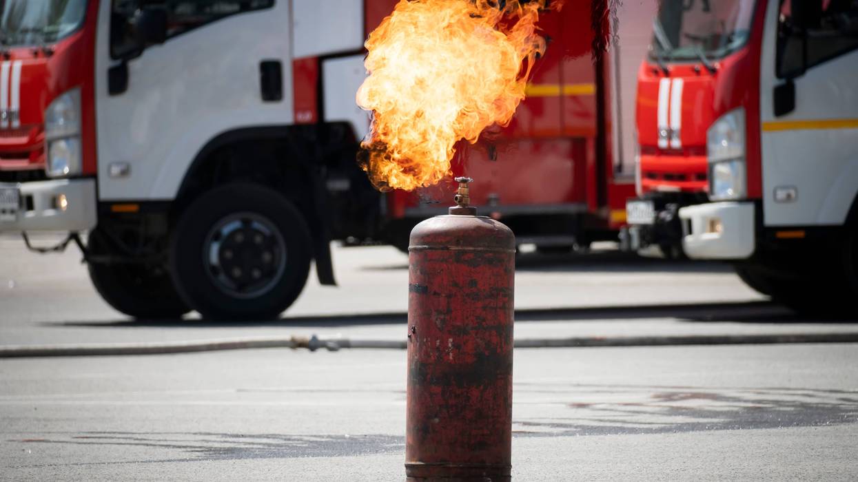 Gasoline incident near home leads to criminal charges.