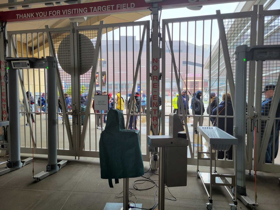 Gates closed Target Field