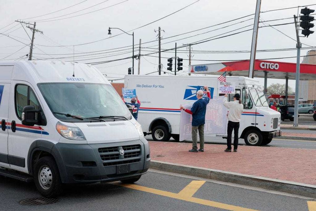 Gatherings around the country - including Sunday in St. Paul - have been demonstrating in opposition to plans that would privatize the U.S. Postal Service.