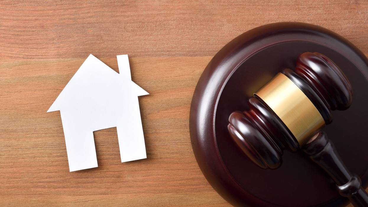 gavel and image of a house