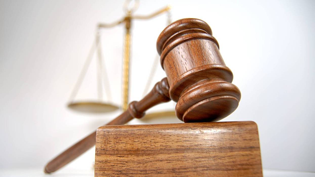Gavel and scales of justice