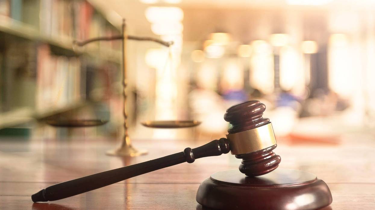 Gavel and scales