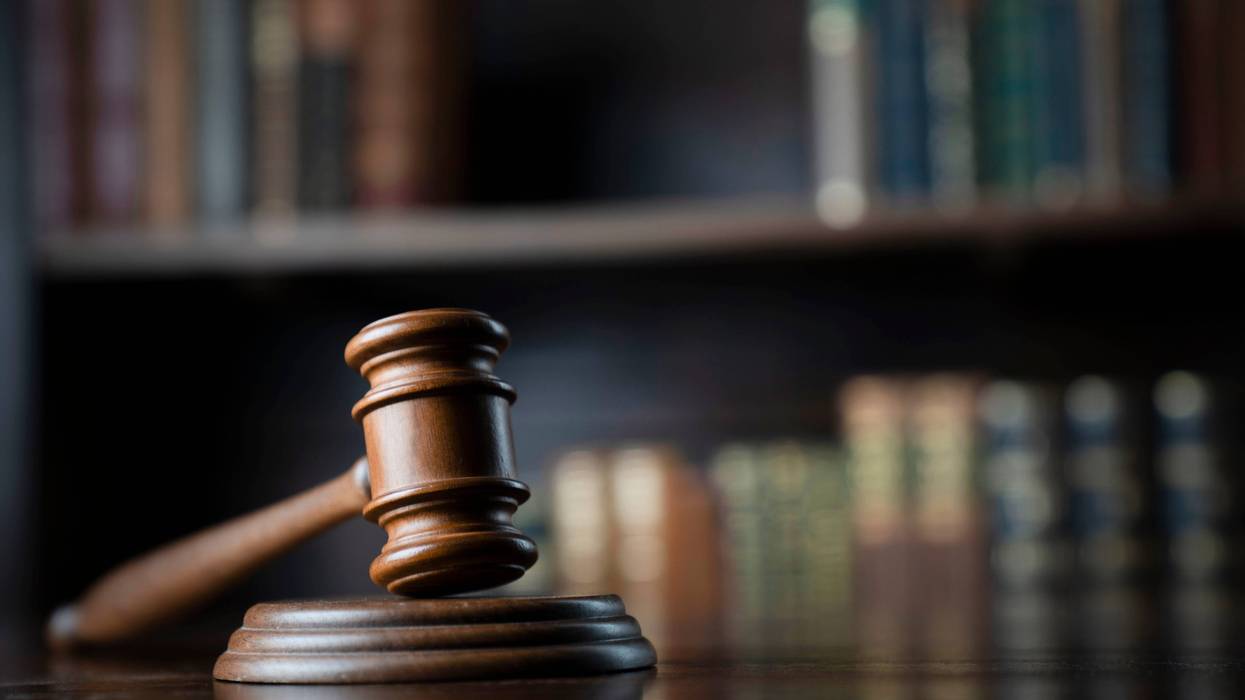 gavel resting on desk