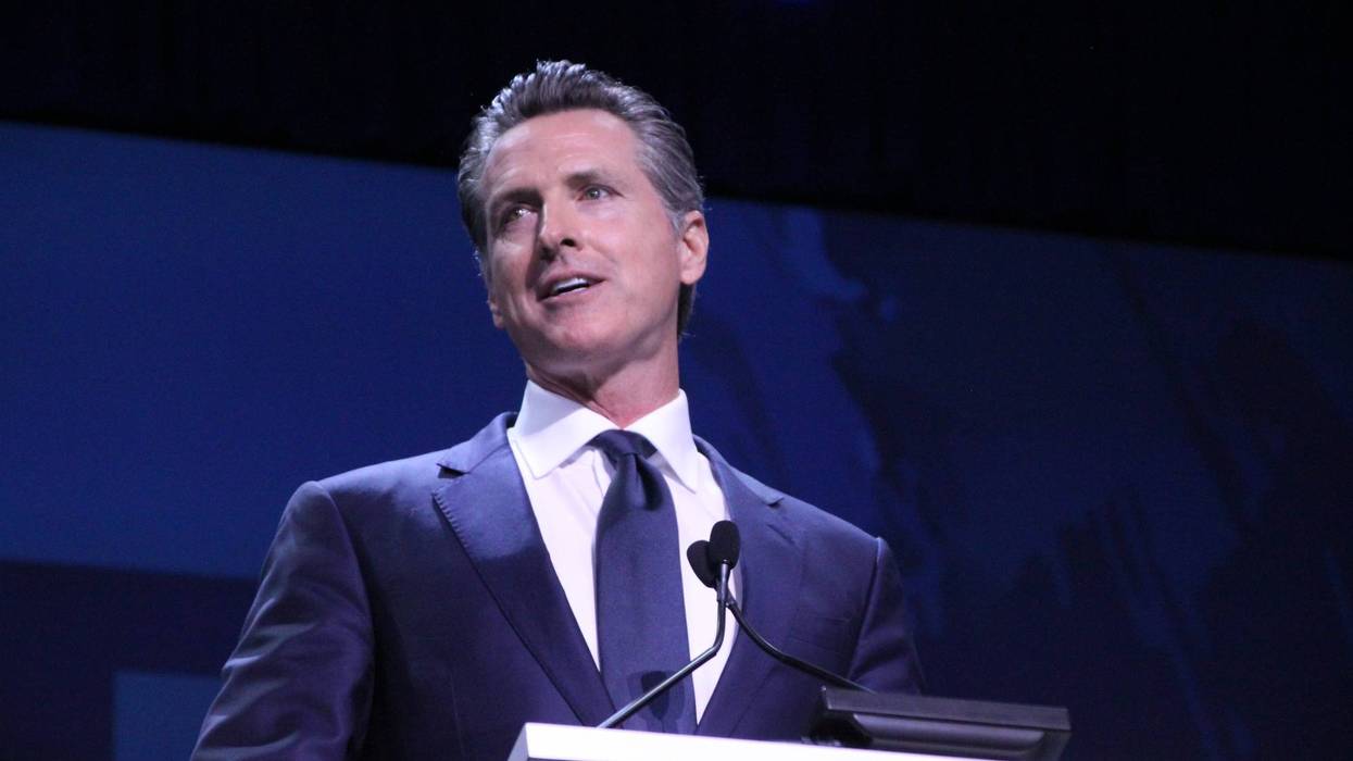 Gavin Newsom Speaks At the California Democratic Party Convention.