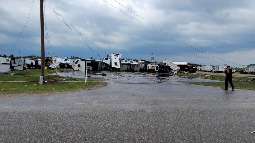 Gaylord tornado damage