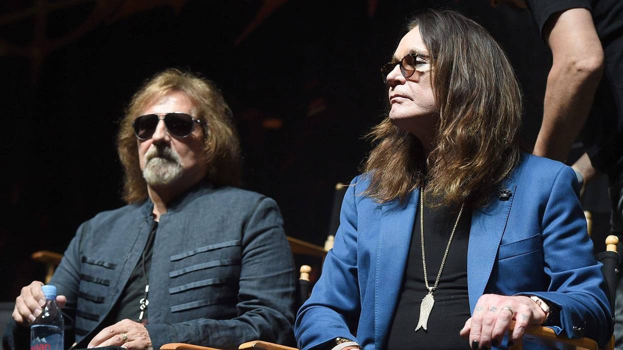 Geezer Butler and Ozzy Osbourne of Black Sabbath